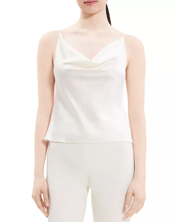 Cowl Neck Camisole in Satin