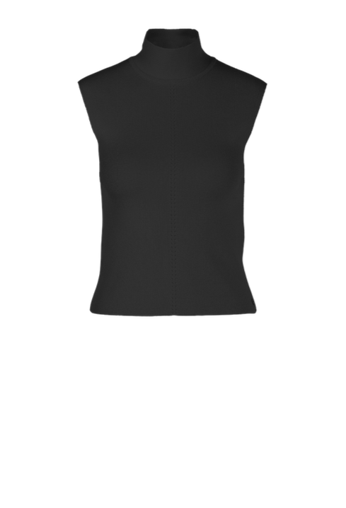 Sleeveless Turtleneck Top