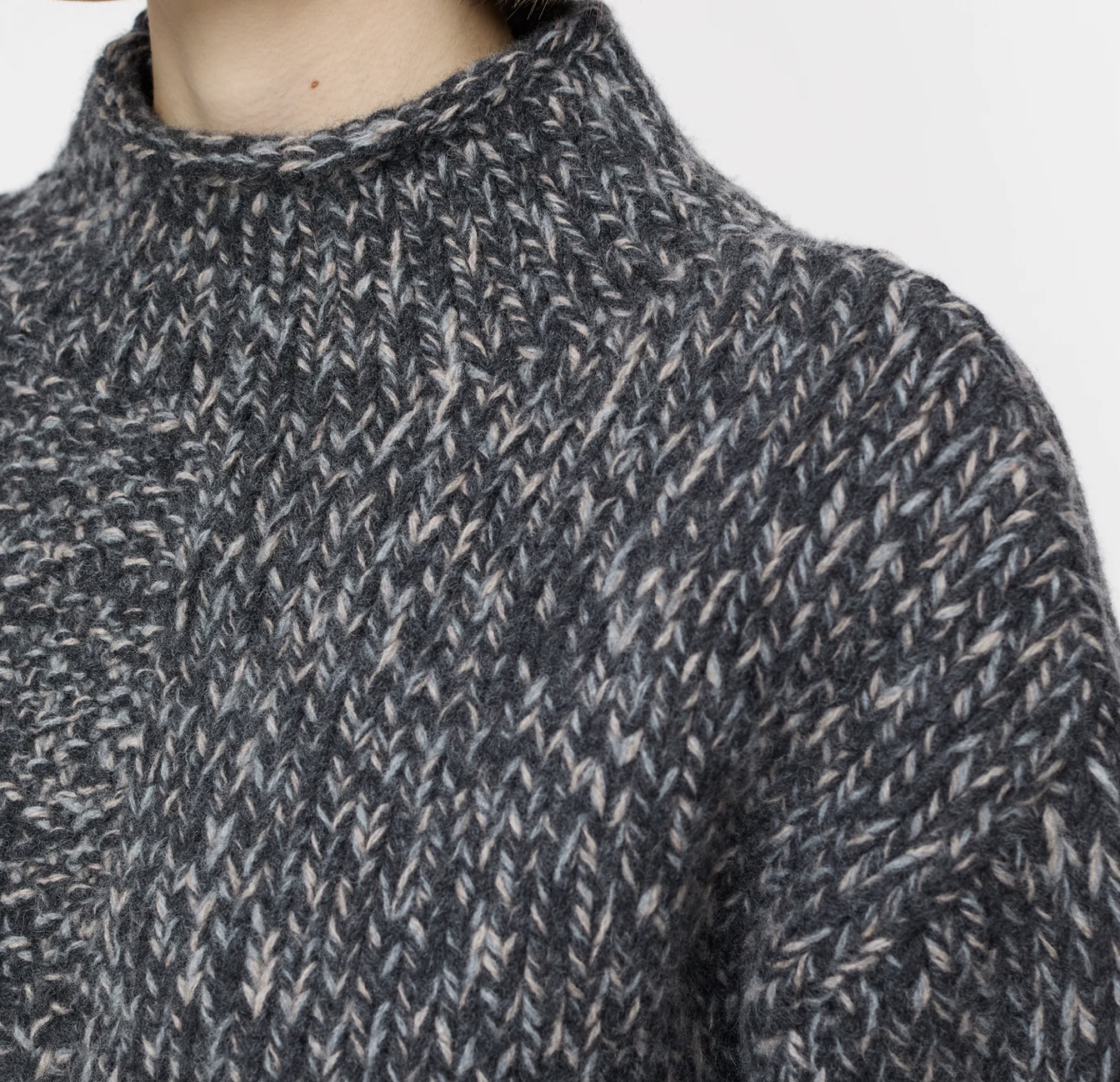 Mouliné Knitted Jumper