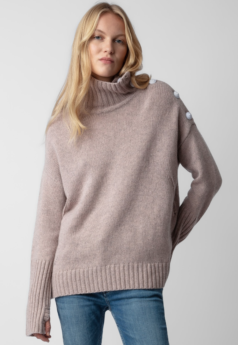 Alma Cashmere Turtleneck Sweater