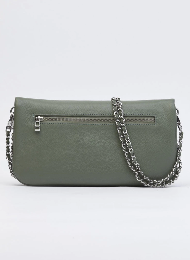 Rock Grained Leather Handbag