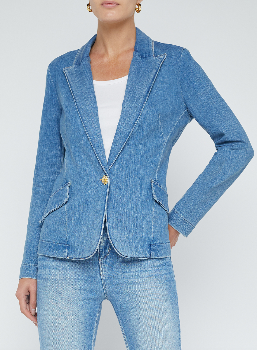 Baldwin Blazer in Denim