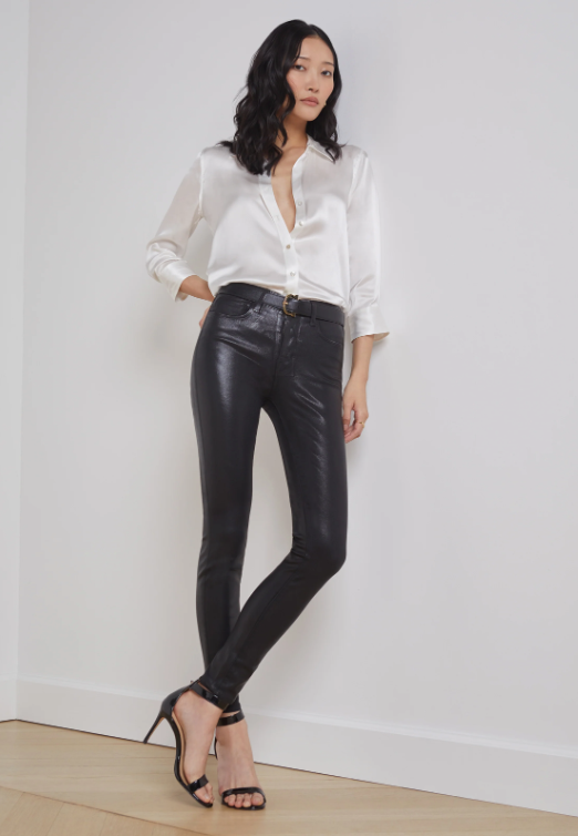 Marguerite High Rise Skinny Coated