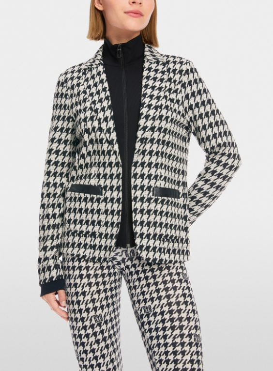 Houndstooth Blazer with Dickie