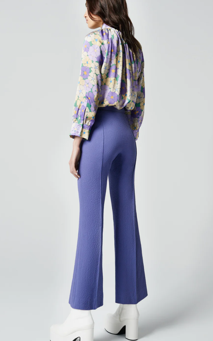 Cropped Pintuck Pant