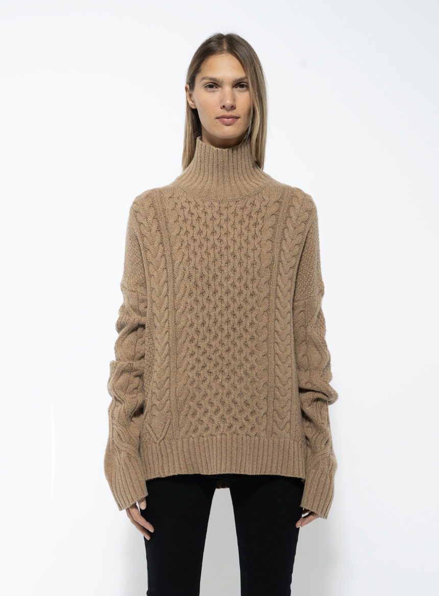 Alma Cableknit Sweater