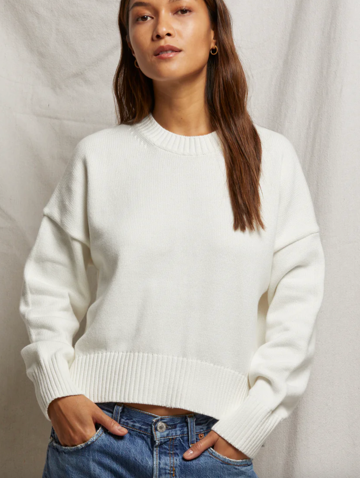 Janet Cotton Crewneck Sweatshirt