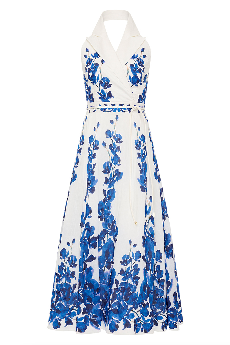 Orchid Blues Midi Dress