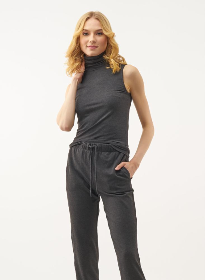 Soft Touch Sleeveless Turtleneck