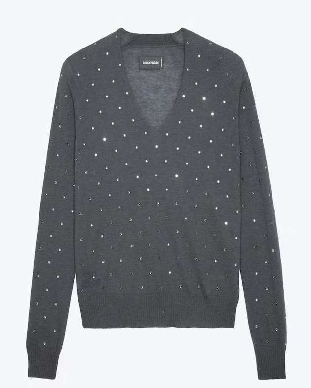 Elya Diamanté Cashmere Sweater