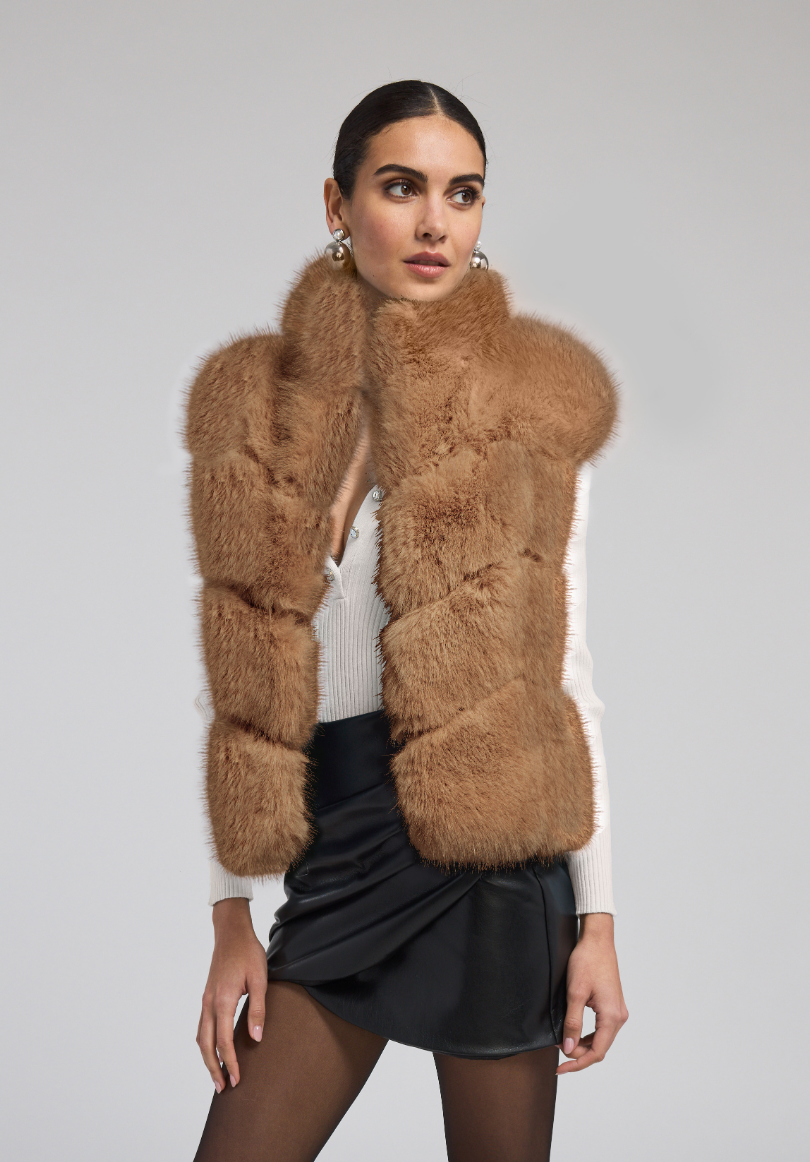 Rosario Faux Fur Vest