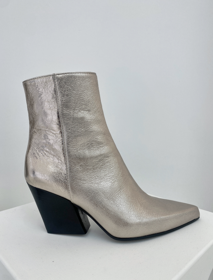 Metallic Ankle Boot