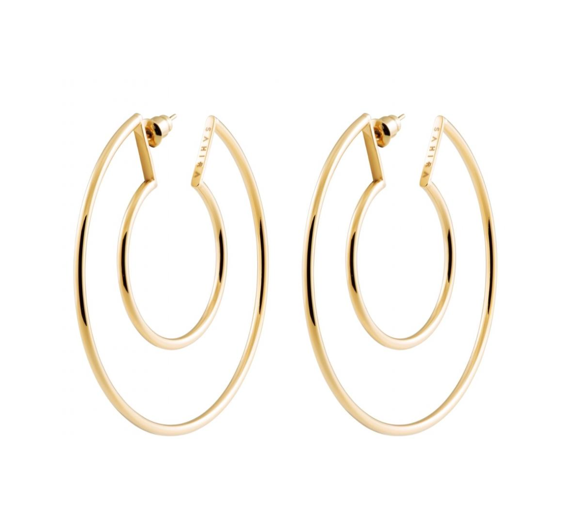 Faye Cutout Hoops