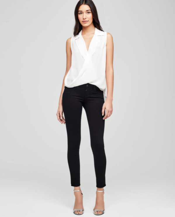 Freja Sleeveless Draped Blouse