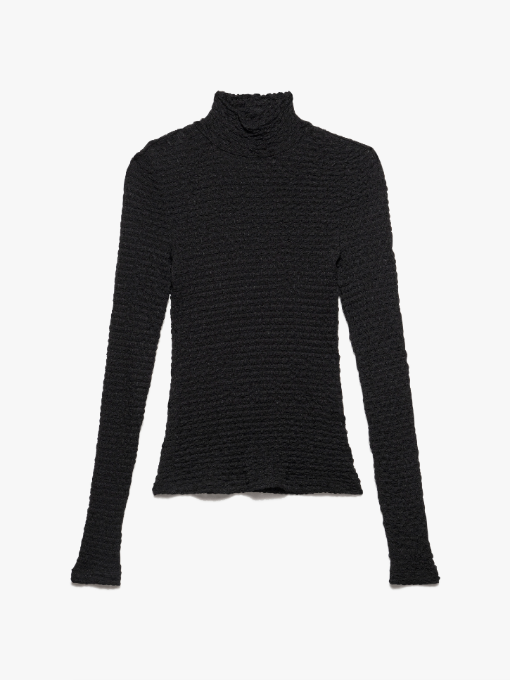 Mesh Lace Turtleneck