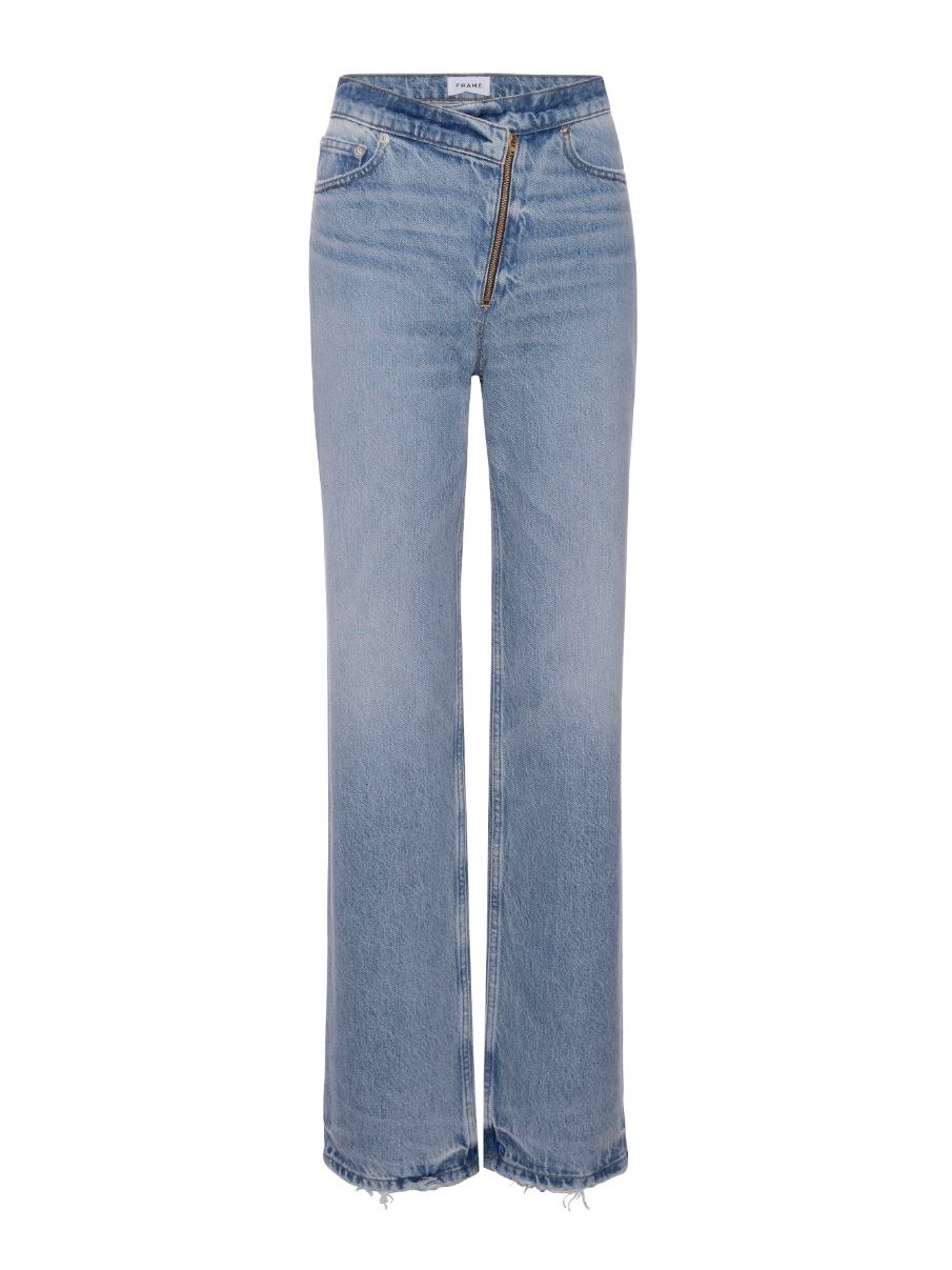 Le Jane Crop Angled Zipper Jean