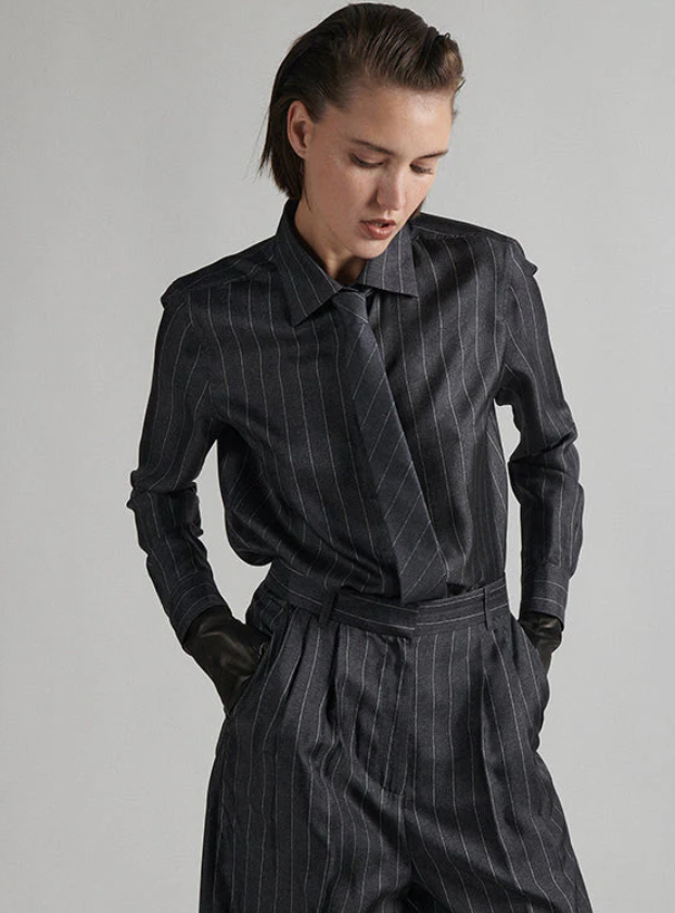 Pinstripe Blouse