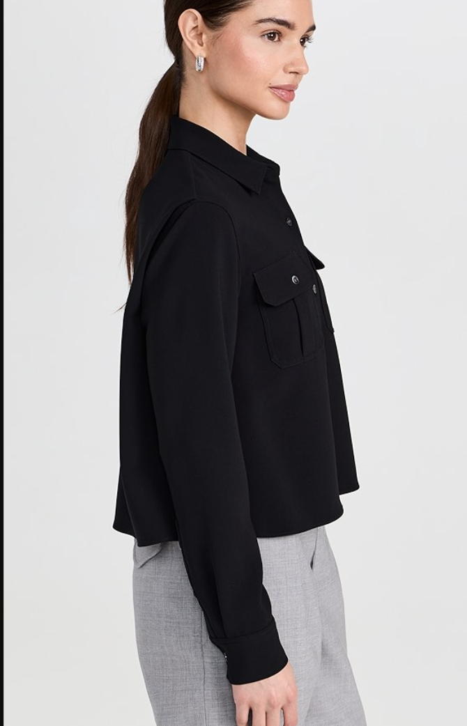 Cape Back Military Shirt