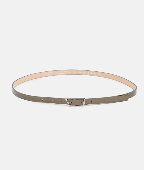 Thin Asymmetrical Buckle Belt