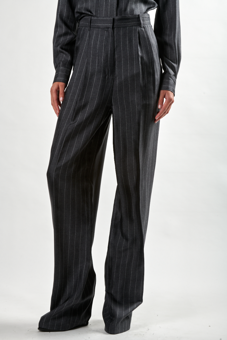 Pinstripe Trousers