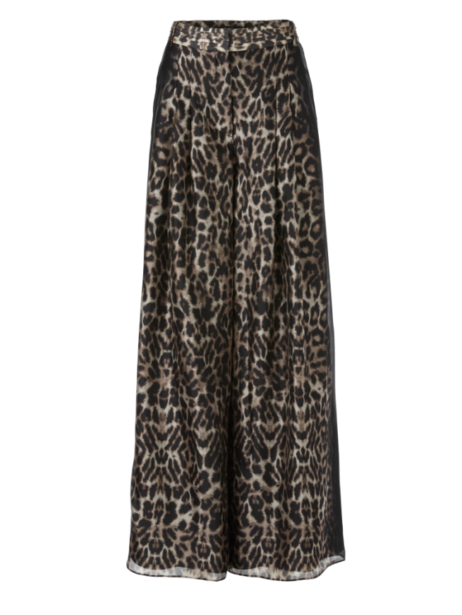 Printed Wide Leg Trouser