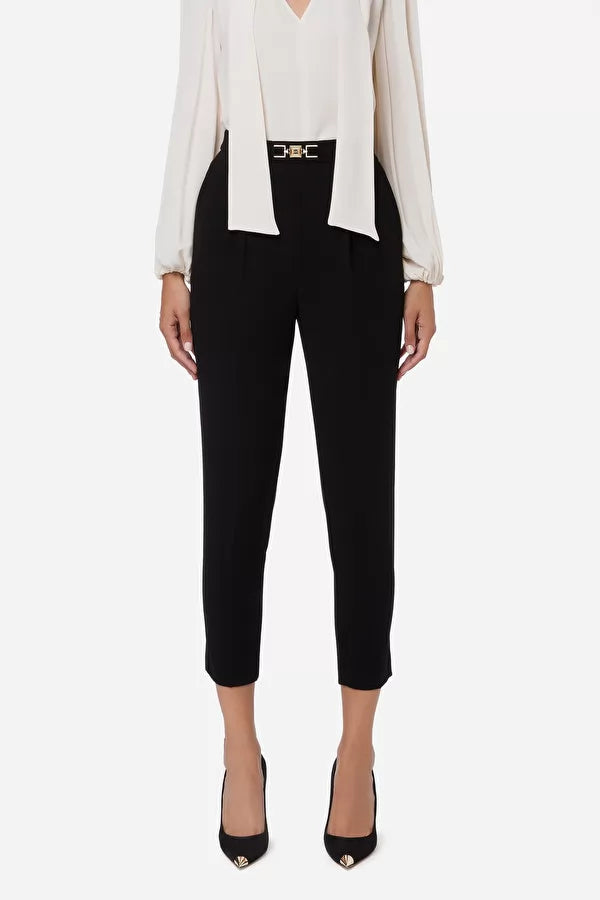 Crepe Crop Trouser