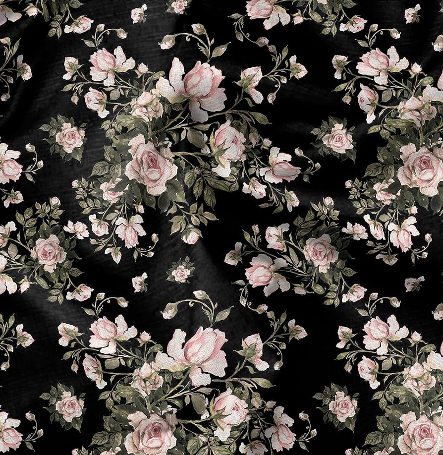 BLACK FLORAL