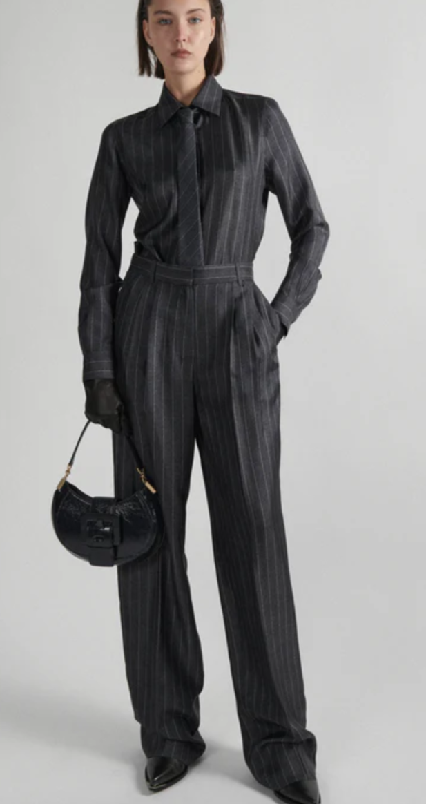 Pinstripe Trousers