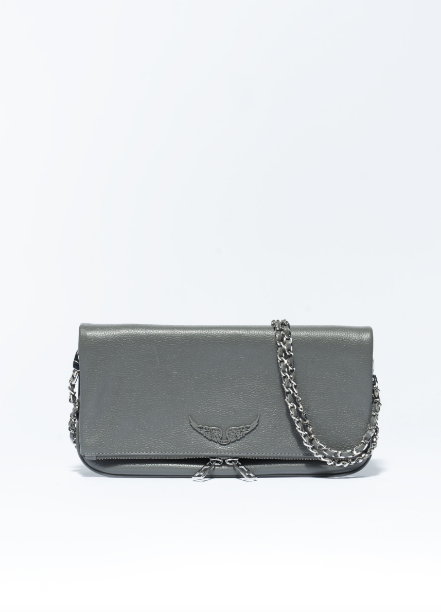 Rock Grained Leather Handbag