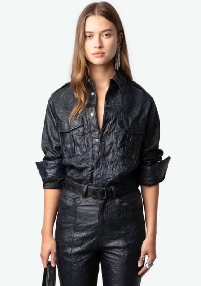 Taska Leather Shirt