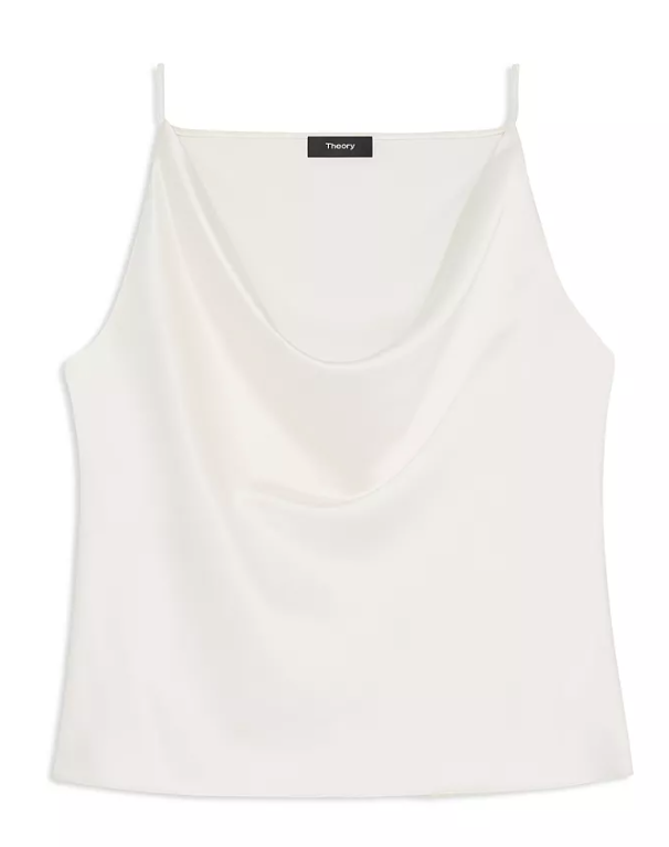 Cowl Neck Camisole in Satin