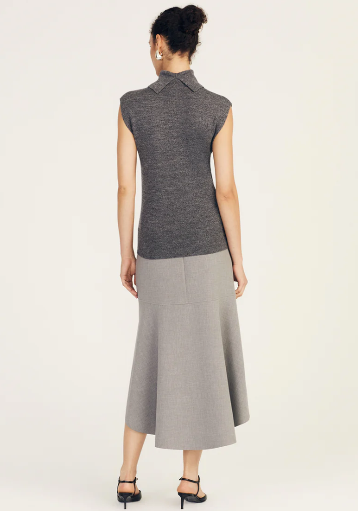 Contro Turtleneck Knit Vest