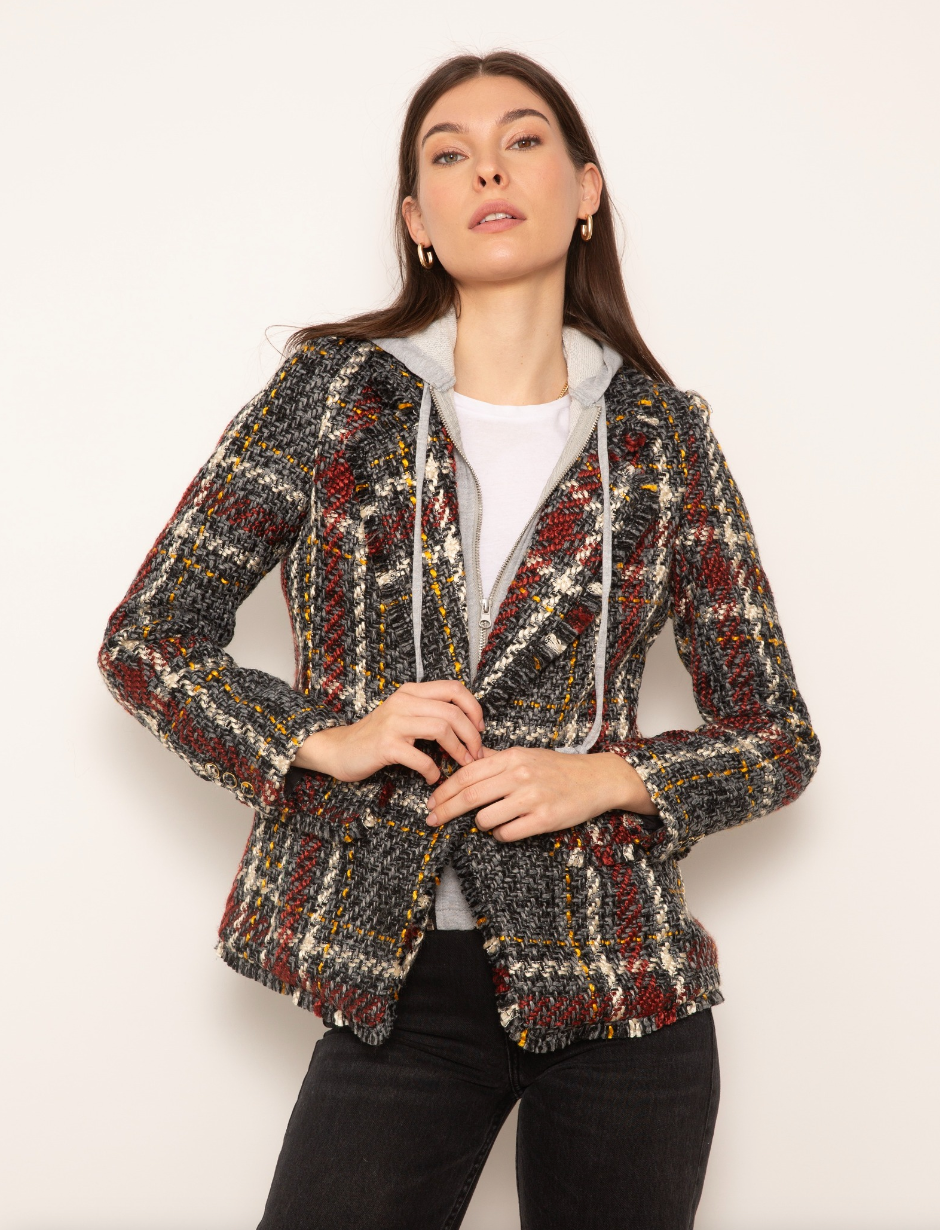 Barrett Frayed Tweed Dickie Blazer