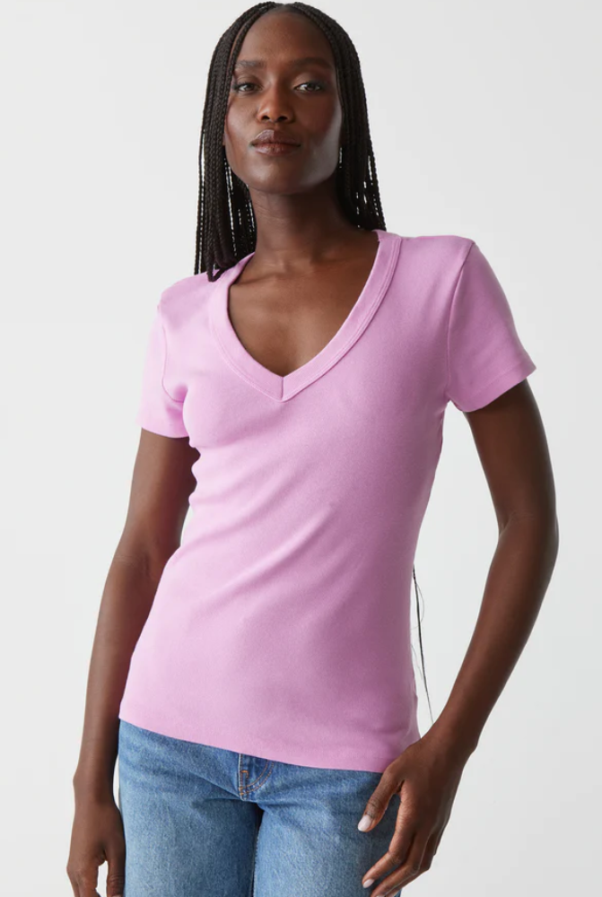 Nikki V Neck Tee