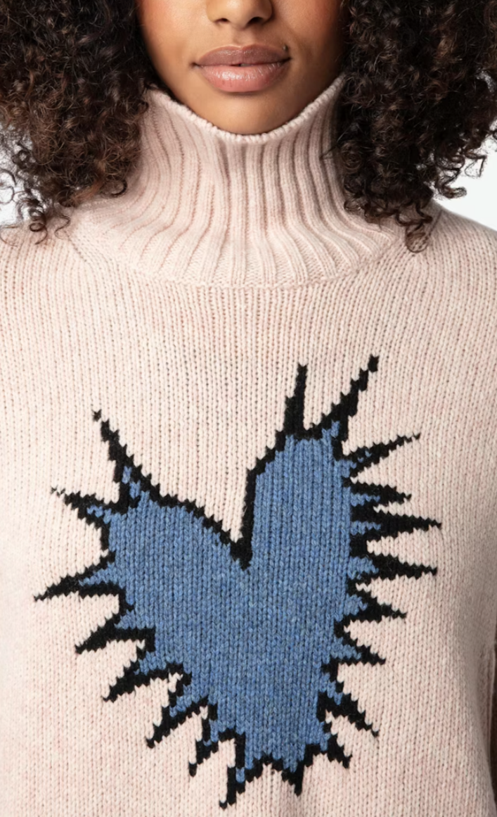 Alma Heart Spike Sweater