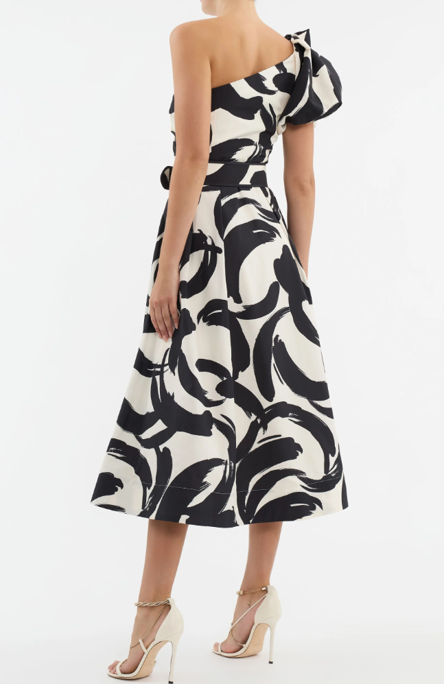 Pompidou One Shoulder Midi Dress