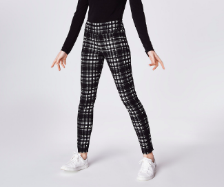 BRUSHED PLAID PANT BY NICOLE MILLER