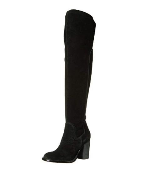 LOGAN OVER THE KNEE BOOT IN BLACK