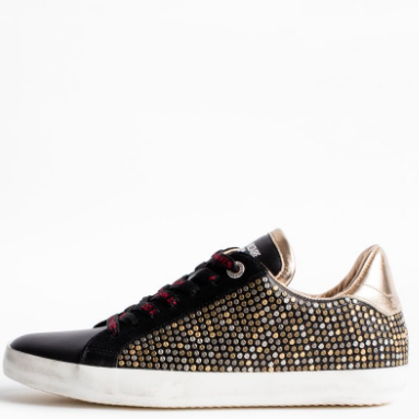ZADIG AND VOLTAIRE STUDDED SNEAKER
