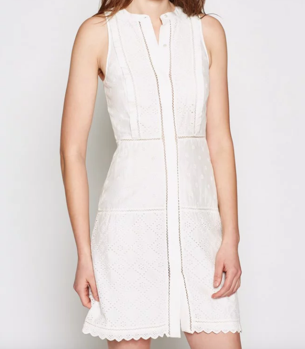 Zakari Eyelet Mini Dress