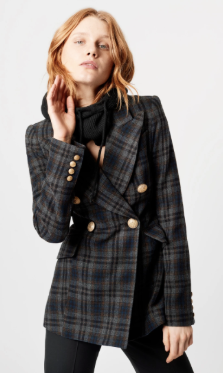 SMYTHE PLAID BLAZER