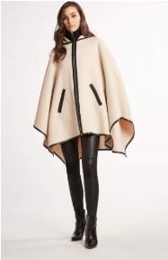 Tahari cape outlet coat