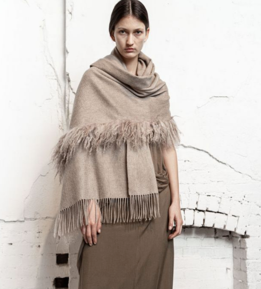 Beige Wrap Scarf Nicholas K