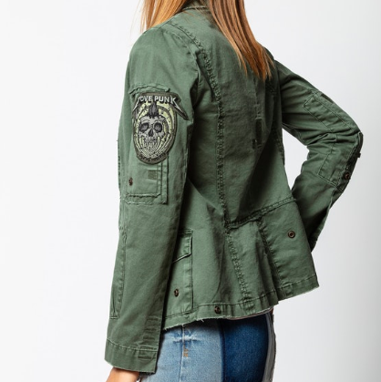 zadig and voltaire military jacket