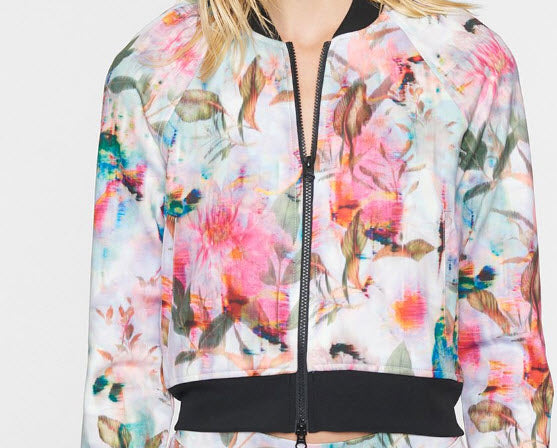 Pam Gela Floral Crop Jacket Denver Clothing 