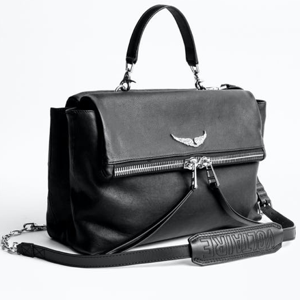 Suede and Leather Twin Bag Zadig and Voltaire