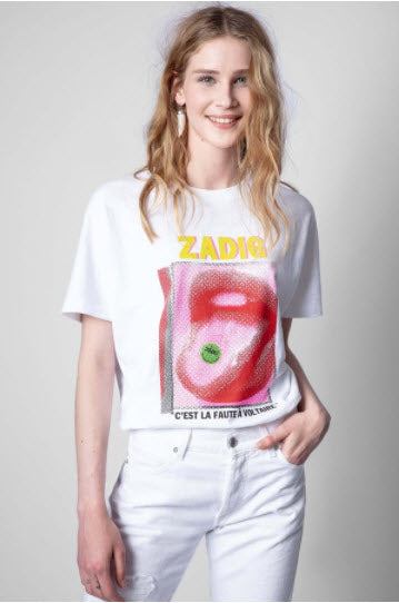 Zadig & Voltaire Graphic Tee Denver Boutique