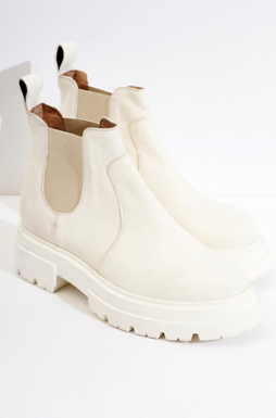 white ankle boot Garbani Boutique