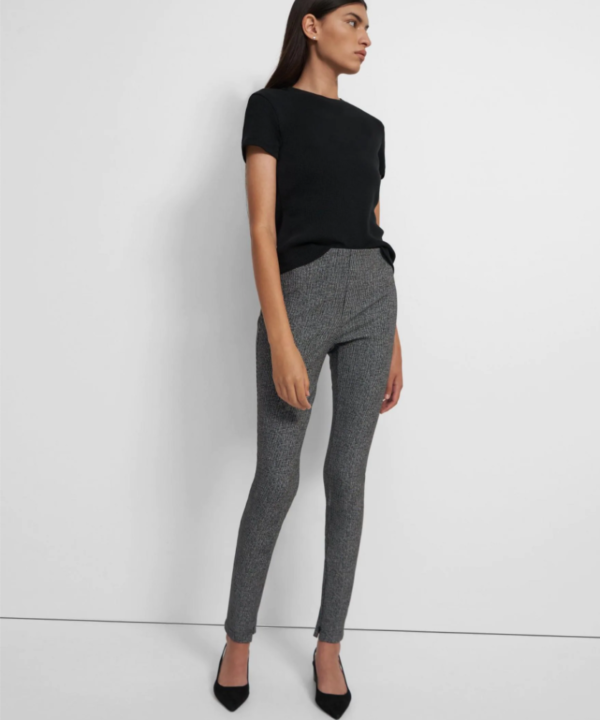 Theory Skinny Legging in Houndstooth Ponte