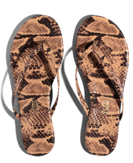 Tkees Coco Snakeskin Sandal